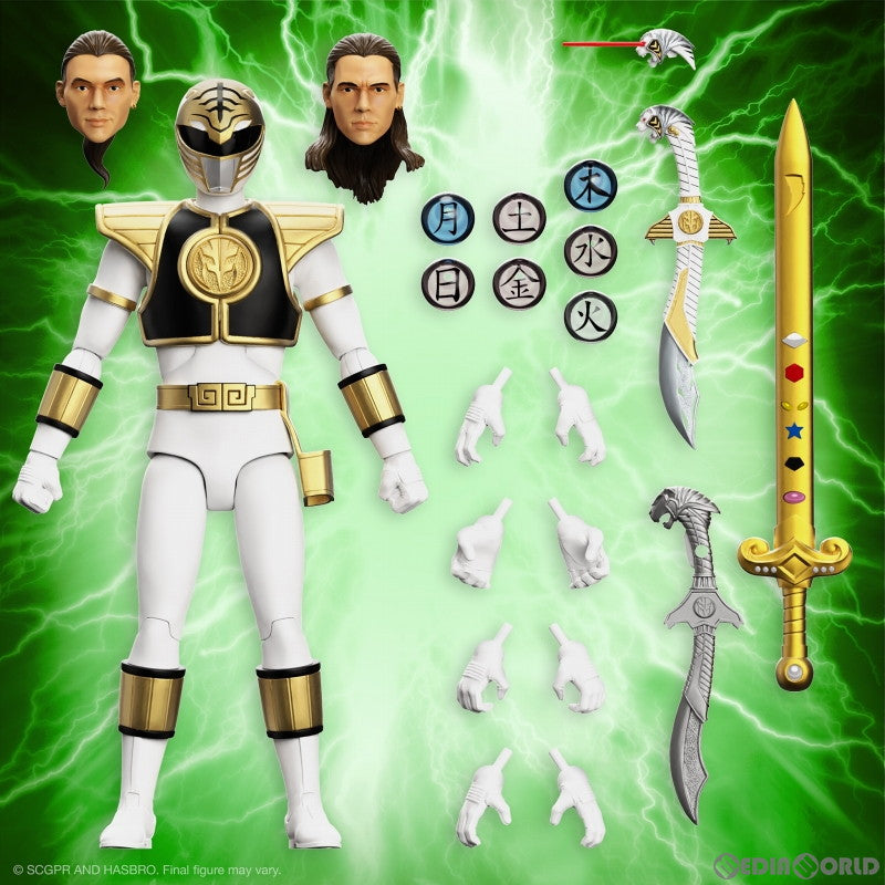 【新品即納】[FIG] ホワイトレンジャー マイティ・モーフィン・パワーレンジャー アルティメイト アクションフィギュア スーパー7(20240302)