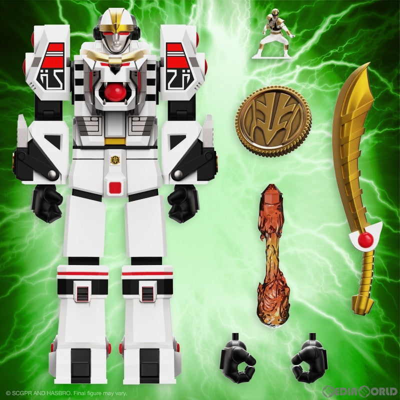 【新品即納】[FIG] ホワイトタイガーゾード(ウォーリアモード) マイティ・モーフィン・パワーレンジャー アルティメイト アクションフィギュア スーパー7(20250331)