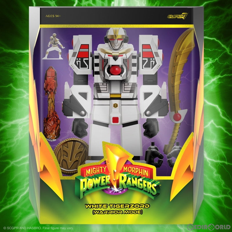 【新品即納】[FIG] ホワイトタイガーゾード(ウォーリアモード) マイティ・モーフィン・パワーレンジャー アルティメイト アクションフィギュア スーパー7(20250331)