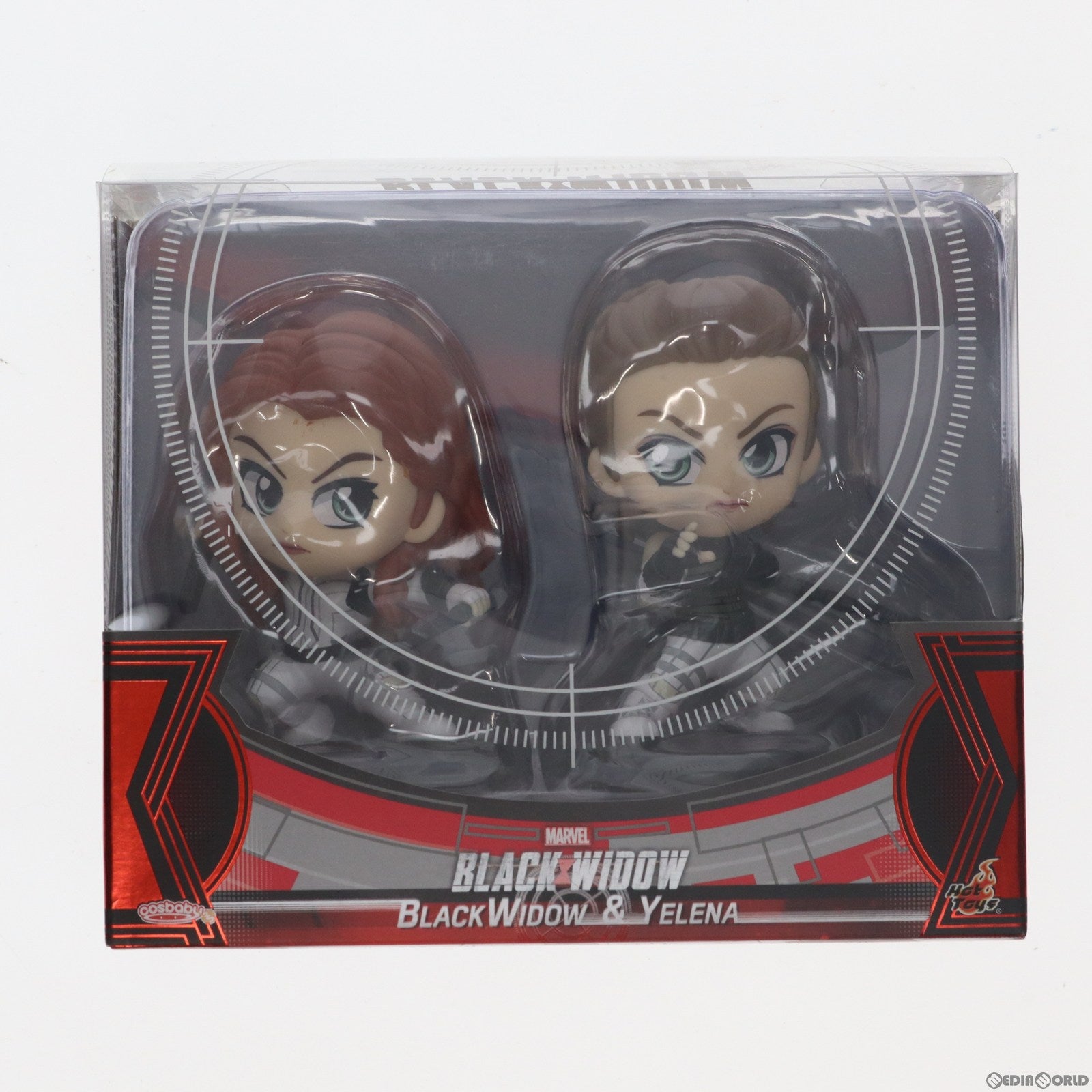 【中古即納】[FIG] コスベイビー サイズS ブラック・ウィドウ&エレーナ・ベロワ(2体セット) 完成品 フィギュア(COSB752) ホットトイズ(20201031)
