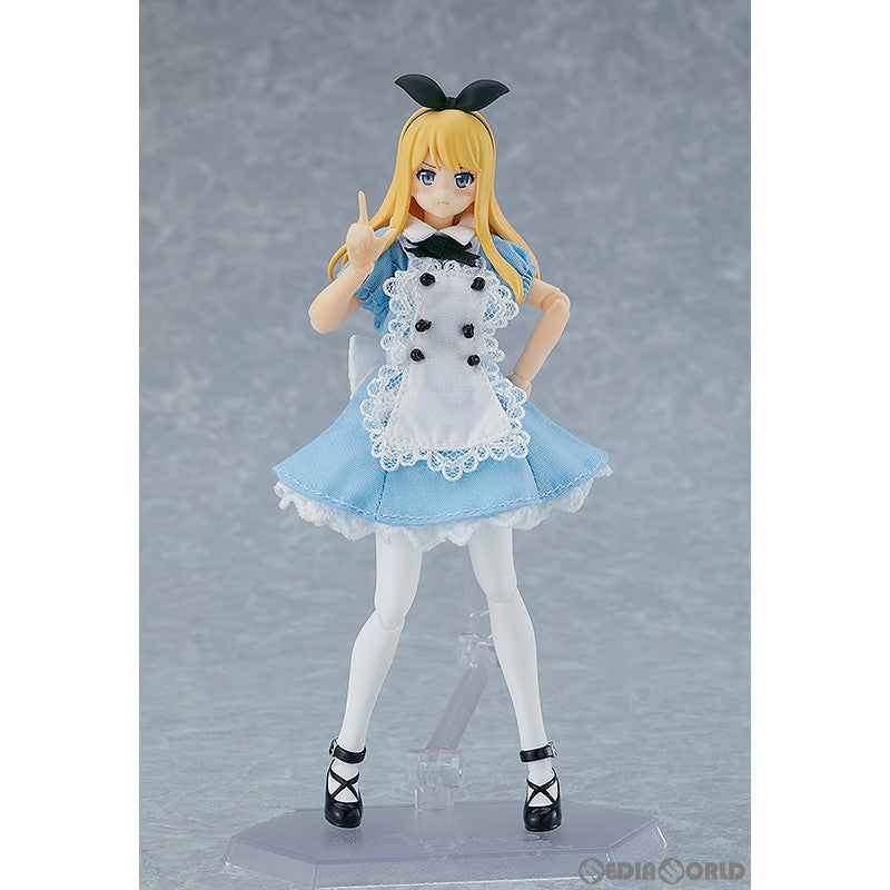 【新品即納】[FIG] figma(フィグマ) 598 女性body(アリス) withワンピース+エプロンコーデ figma styles(フィグマ スタイルズ) 完成品 可動フィギュア マックスファクトリー(20231222)