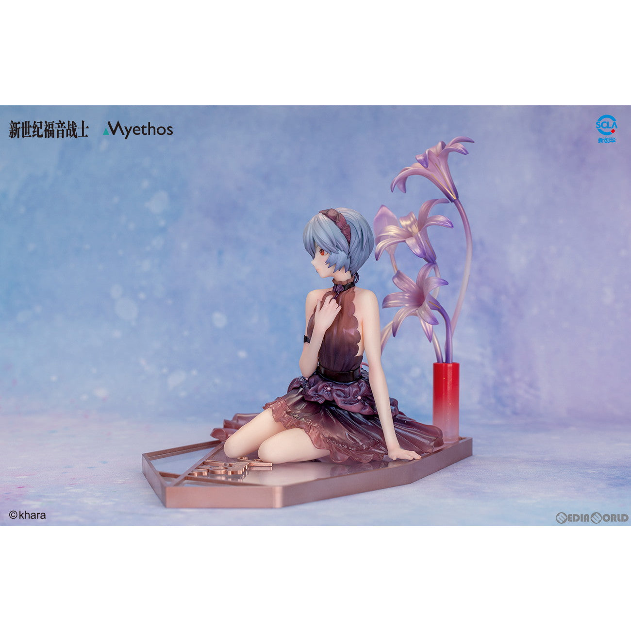【中古即納】[FIG] 綾波レイ 花の言Ver. エヴァンゲリオン 1/7 完成品 フィギュア Myethos(ミートス)(20240303)