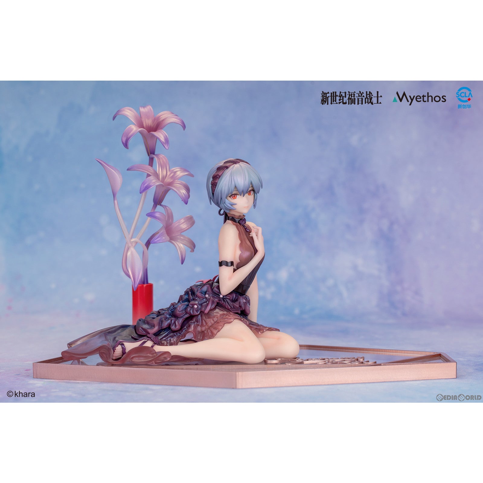【中古即納】[FIG] 綾波レイ 花の言Ver. エヴァンゲリオン 1/7 完成品 フィギュア Myethos(ミートス)(20240303)
