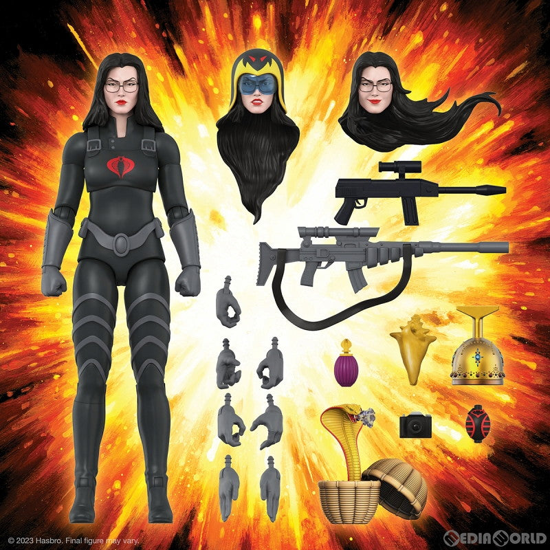 【新品即納】[FIG] バロネス(ブラックスーツ Ver.) G.I. JOE(G.I.ジョー) アルティメイト 7インチ アクションフィギュア スーパー7(20240430)