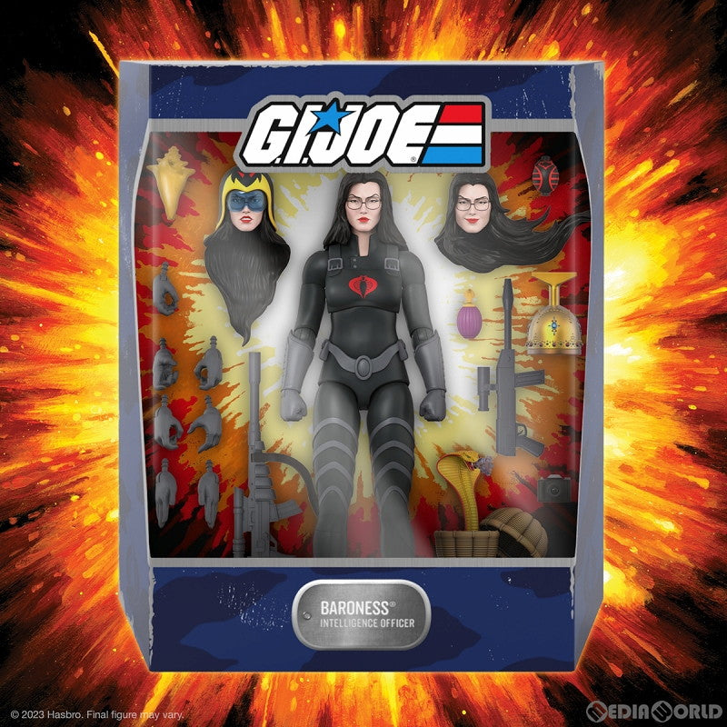 【新品即納】[FIG] バロネス(ブラックスーツ Ver.) G.I. JOE(G.I.ジョー) アルティメイト 7インチ アクションフィギュア スーパー7(20240430)