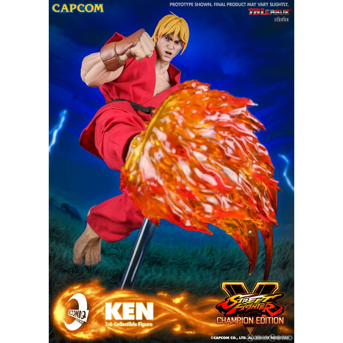 【新品即納】[FIG] ケン・マスターズ ストリートファイターV チャンピオンエディション 1/6 アクションフィギュア アイコニックスタジオ(20240630)