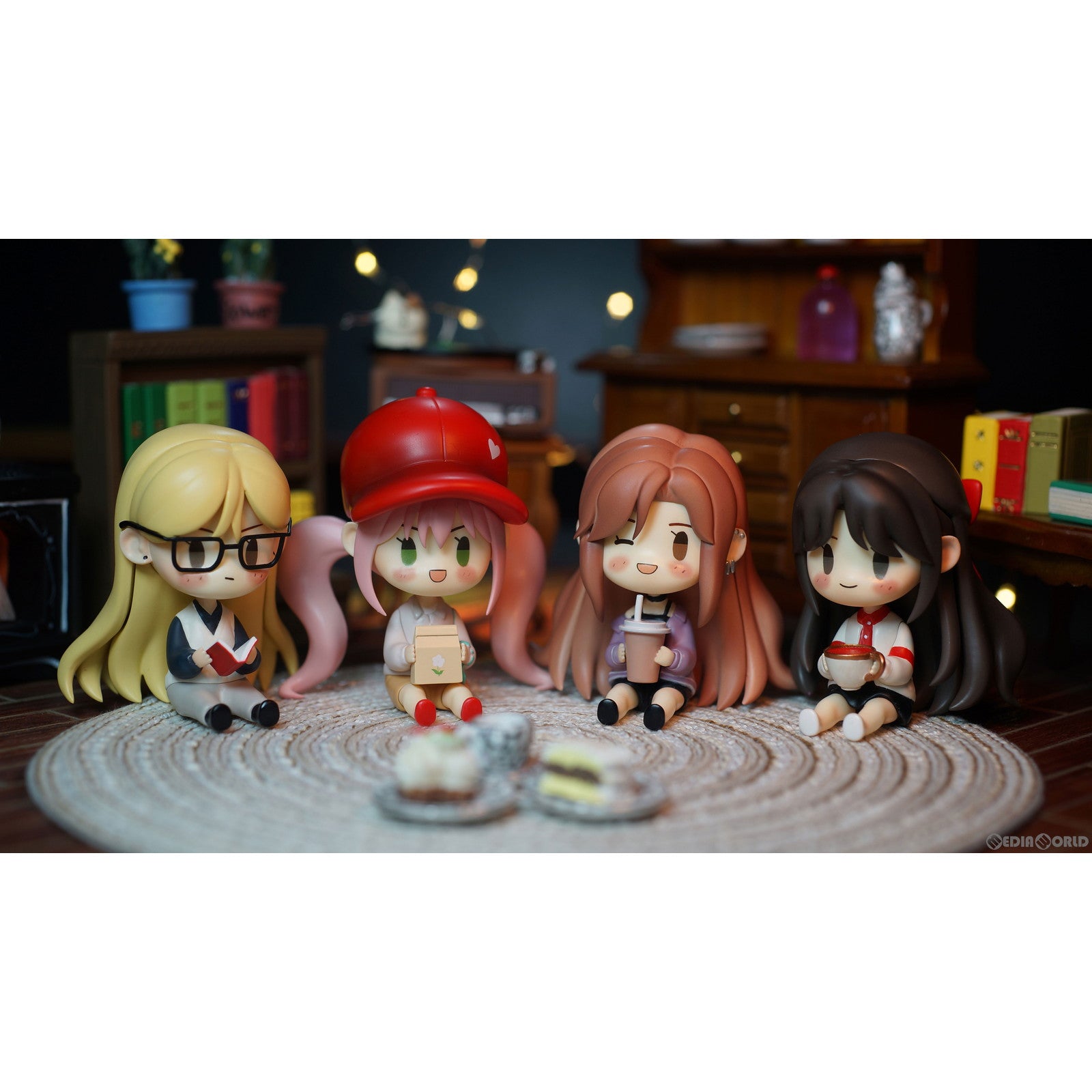 【新品即納】[FIG] ポストカード付属 人間百里錦 デフォルメフィギュア 4種セット 完成品 MINIFUNTOWN(ミニファンタウン) (20240125)