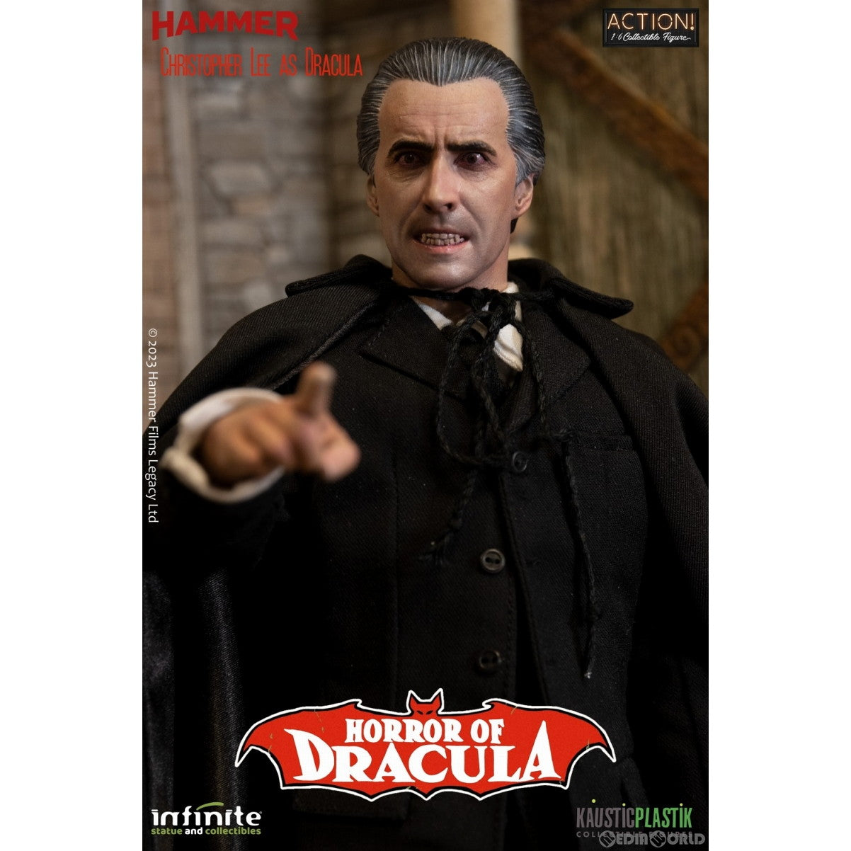 【新品即納】[FIG] ドラキュラ伯爵 吸血鬼ドラキュラ 1/6 アクションフィギュア インフィニティスタチュー(20240811)
