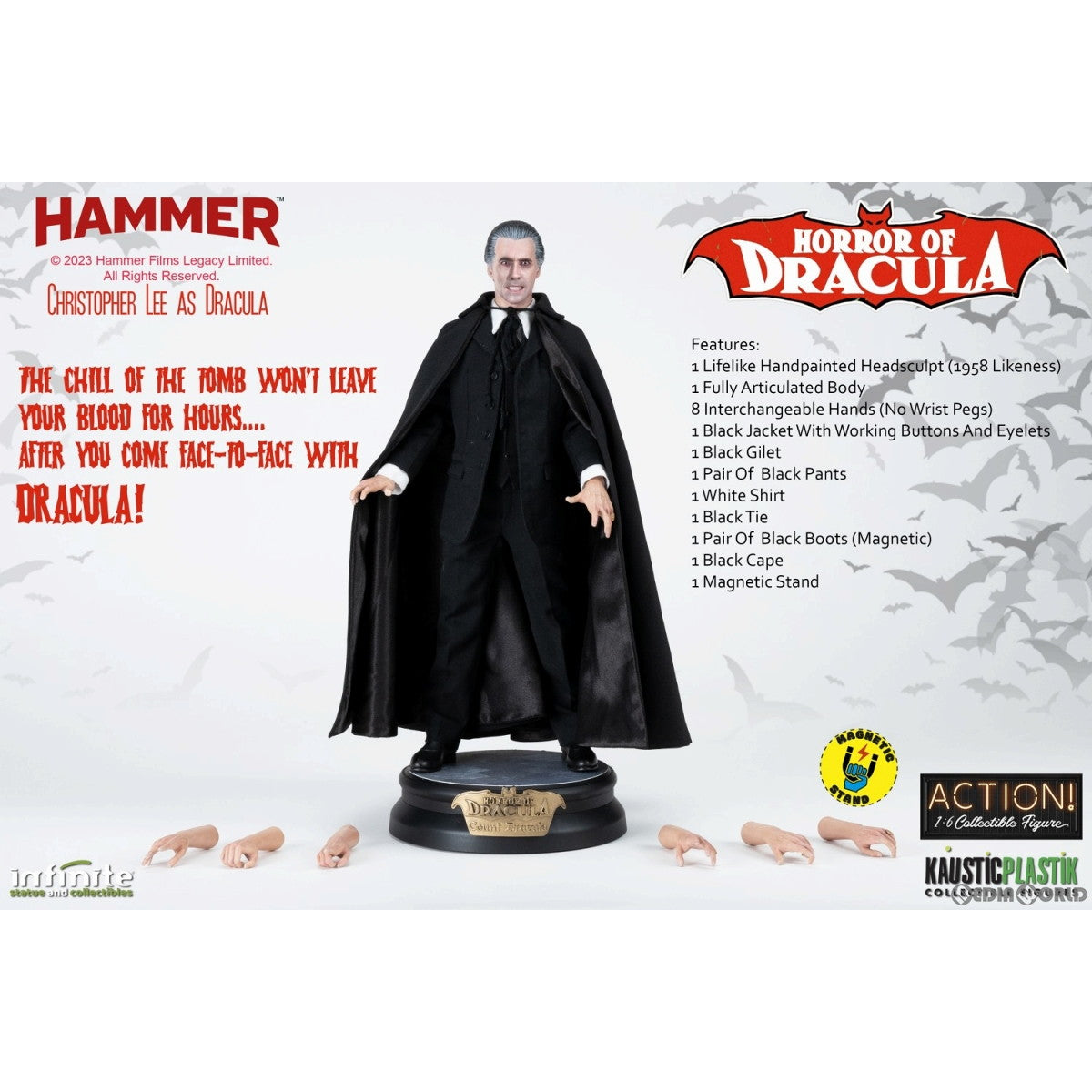 【新品即納】[FIG] ドラキュラ伯爵 吸血鬼ドラキュラ 1/6 アクションフィギュア インフィニティスタチュー(20240811)