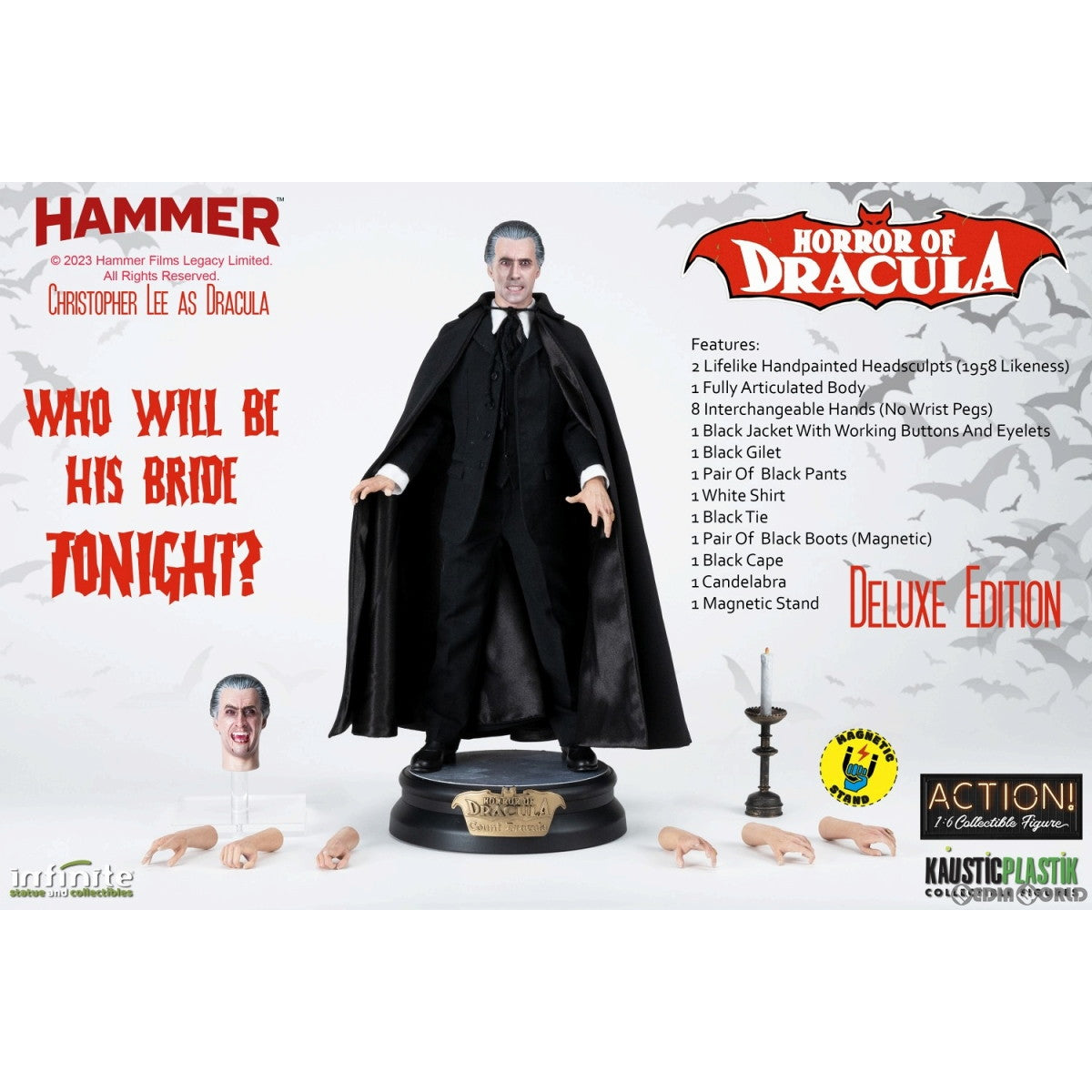 【新品即納】[FIG] ドラキュラ伯爵 吸血鬼ドラキュラ 1/6 アクションフィギュア DX Ver. インフィニティスタチュー(20240811)