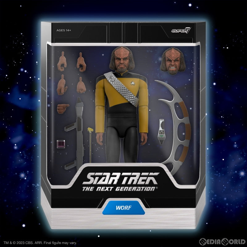 【新品即納】[FIG] ウォーフ 新スタートレック アルティメイト 7インチ アクションフィギュア スーパー7(20240331)