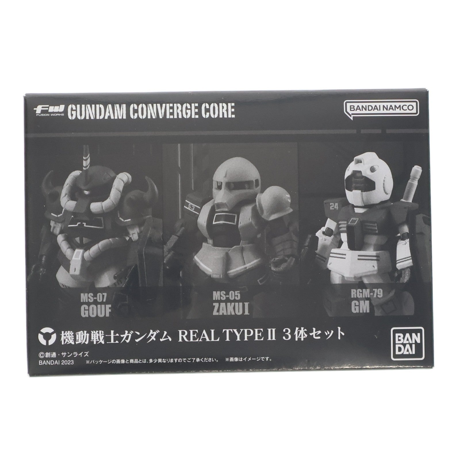 【中古即納】[FIG] (食玩) プレミアムバンダイ限定 FW GUNDAM CONVERGE(ガンダムコンバージ) CORE 機動戦士ガンダム REAL TYPE II 3体セット フィギュア バンダイ(20230228)