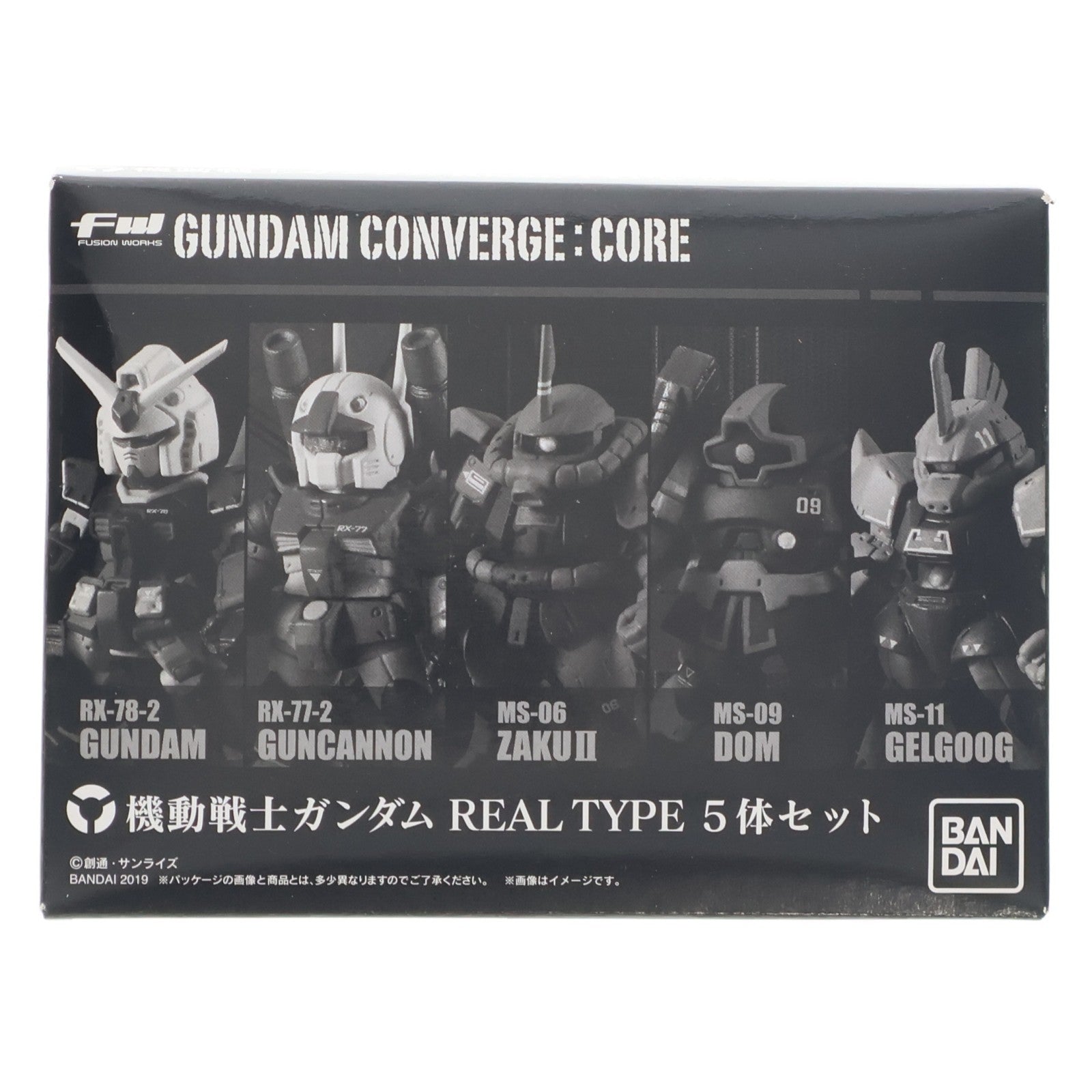 【中古即納】[FIG] (食玩) プレミアムバンダイ限定 FW GUNDAM CONVERGE:CORE(ガンダムコンバージ コア) 機動戦士ガンダム REAL TYPE 5体セット フィギュア バンダイ(20191130)