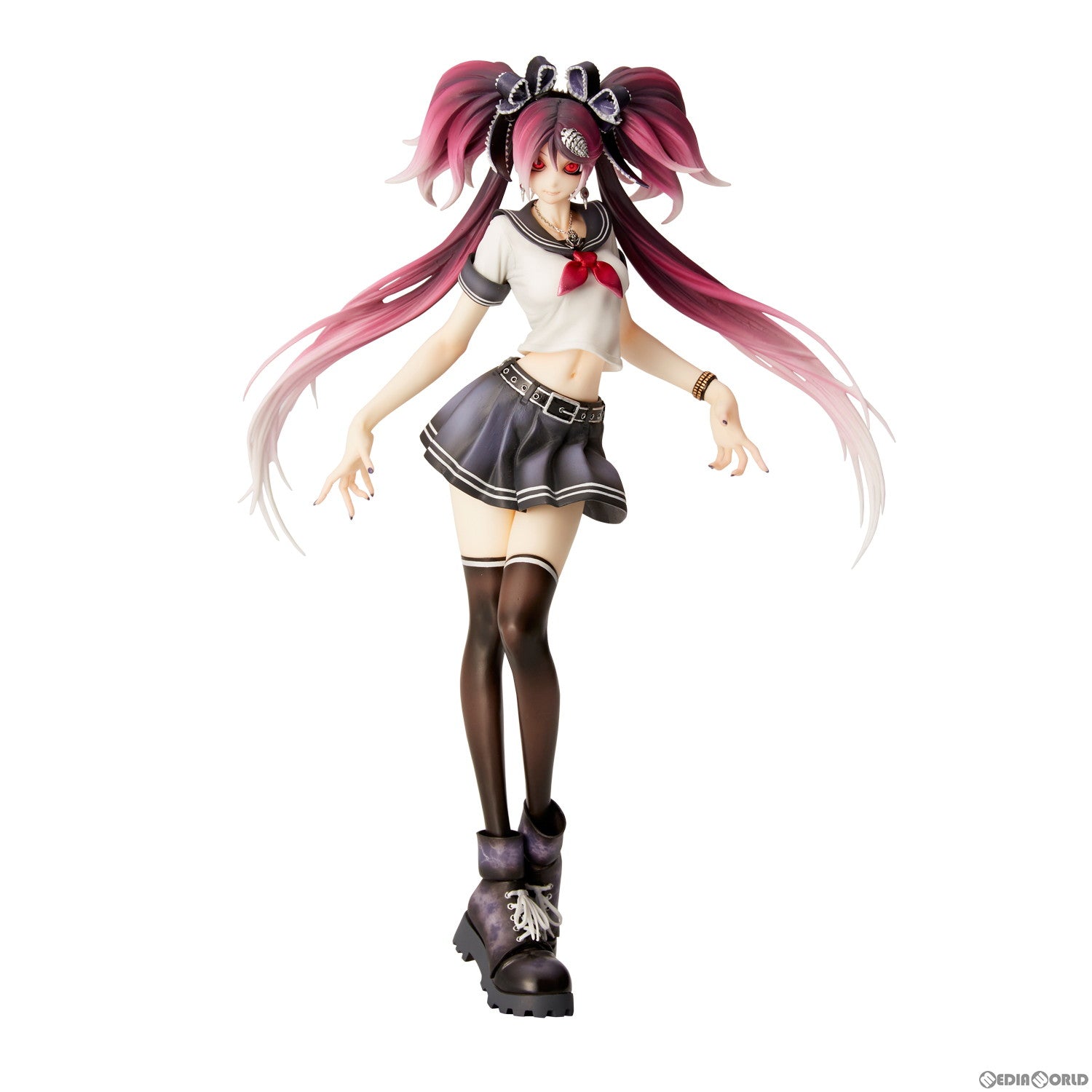 【新品即納】[FIG] (再販) Hdge technical statue 石灰詩絵美(いしばいしえみ) シーエ セーラー服ver. かるしうむ! 女子高生シーエの危険な放課後 完成品 フィギュア ユニオンクリエイティブ(20231130)