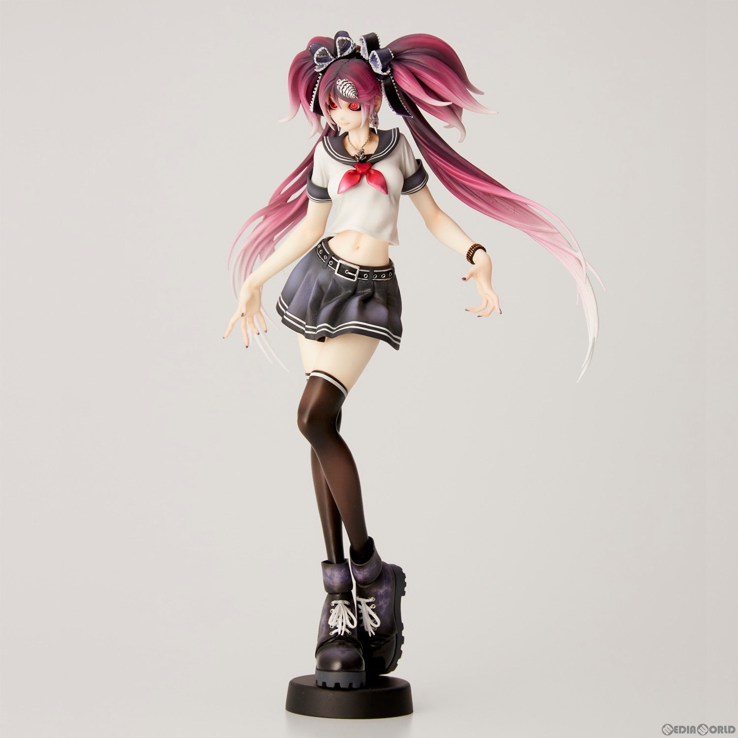 【新品即納】[FIG] (再販) Hdge technical statue 石灰詩絵美(いしばいしえみ) シーエ セーラー服ver. かるしうむ! 女子高生シーエの危険な放課後 完成品 フィギュア ユニオンクリエイティブ(20231130)