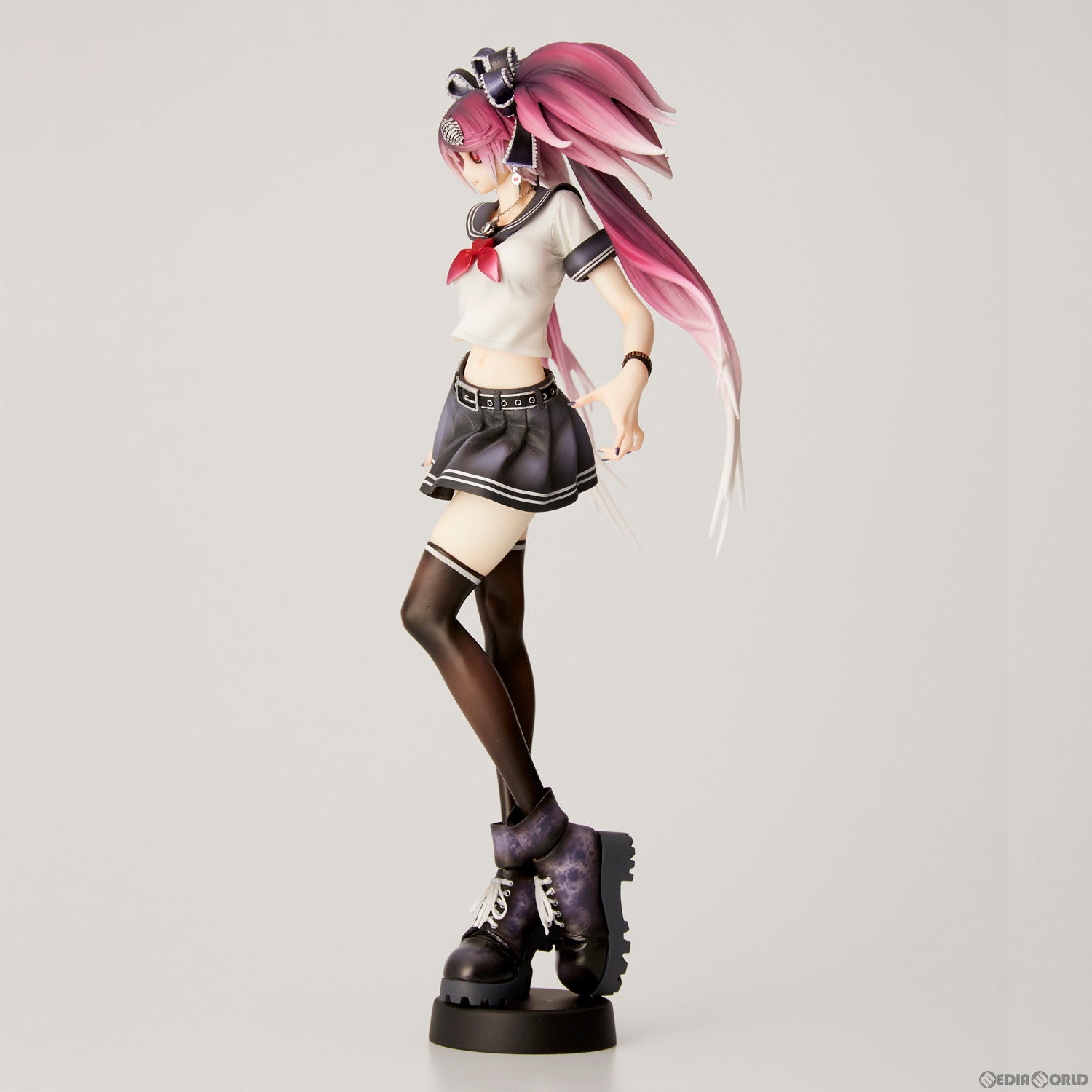 【新品即納】[FIG] (再販) Hdge technical statue 石灰詩絵美(いしばいしえみ) シーエ セーラー服ver. かるしうむ! 女子高生シーエの危険な放課後 完成品 フィギュア ユニオンクリエイティブ(20231130)