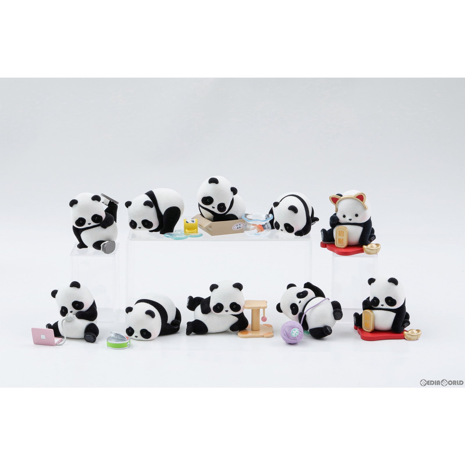 【新品即納】[BOX][FIG] BLINDBOX PANDA ROLL Panda As A Cat(パンダロール パンダも猫) シリーズ トレーディングフィギュア(8個) 52Toys(20230923)