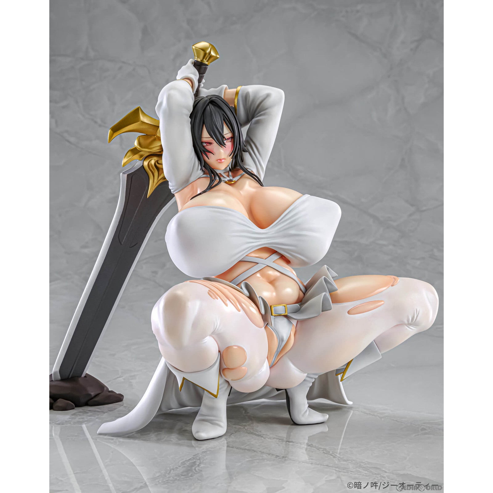 【新品即納】[FIG] ノワール 黒音ver. ハーレムクエスト 俺と美女とオッパイと異世界肉欲生活 1/5 完成品 フィギュア Q-six(キューシックス) (20240201)