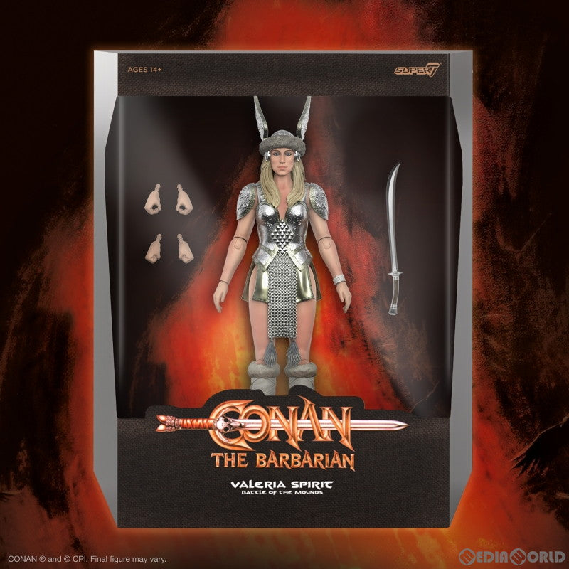 【新品即納】[FIG] ヴァレリア・スピリット コナン・ザ・グレート アルティメイト 7インチ アクションフィギュア バトル・オブ・ザ・マウンド ver スーパー7(20240229)