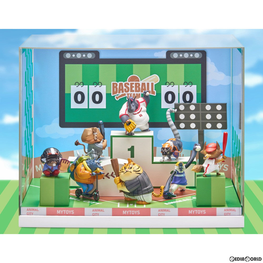 【新品即納】[BOX][FIG] ANIMAL CITY 野球チームシリーズ トレーディングフィギュア(8個) MY OWN CULTURE(20230630)