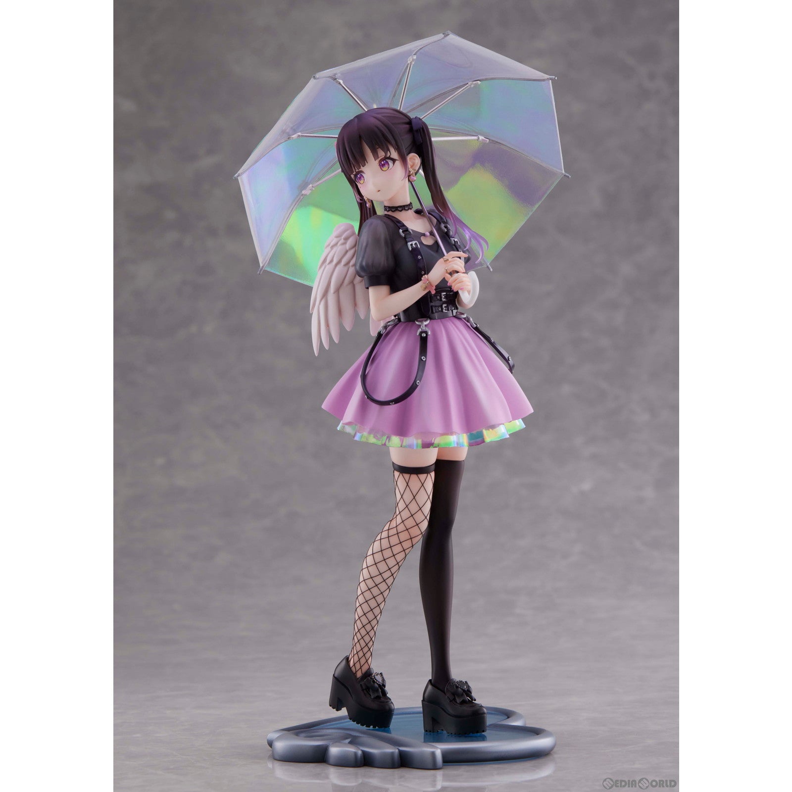 【新品即納】[FIG] 特典付(シチュエーションボイス「心羽」DLカード) 傘をひらいて翼をとじて 心羽(みはね) 1/7 完成品 フィギュア GOLDENHEAD+(ゴールデンヘッドプラス) (20240205)