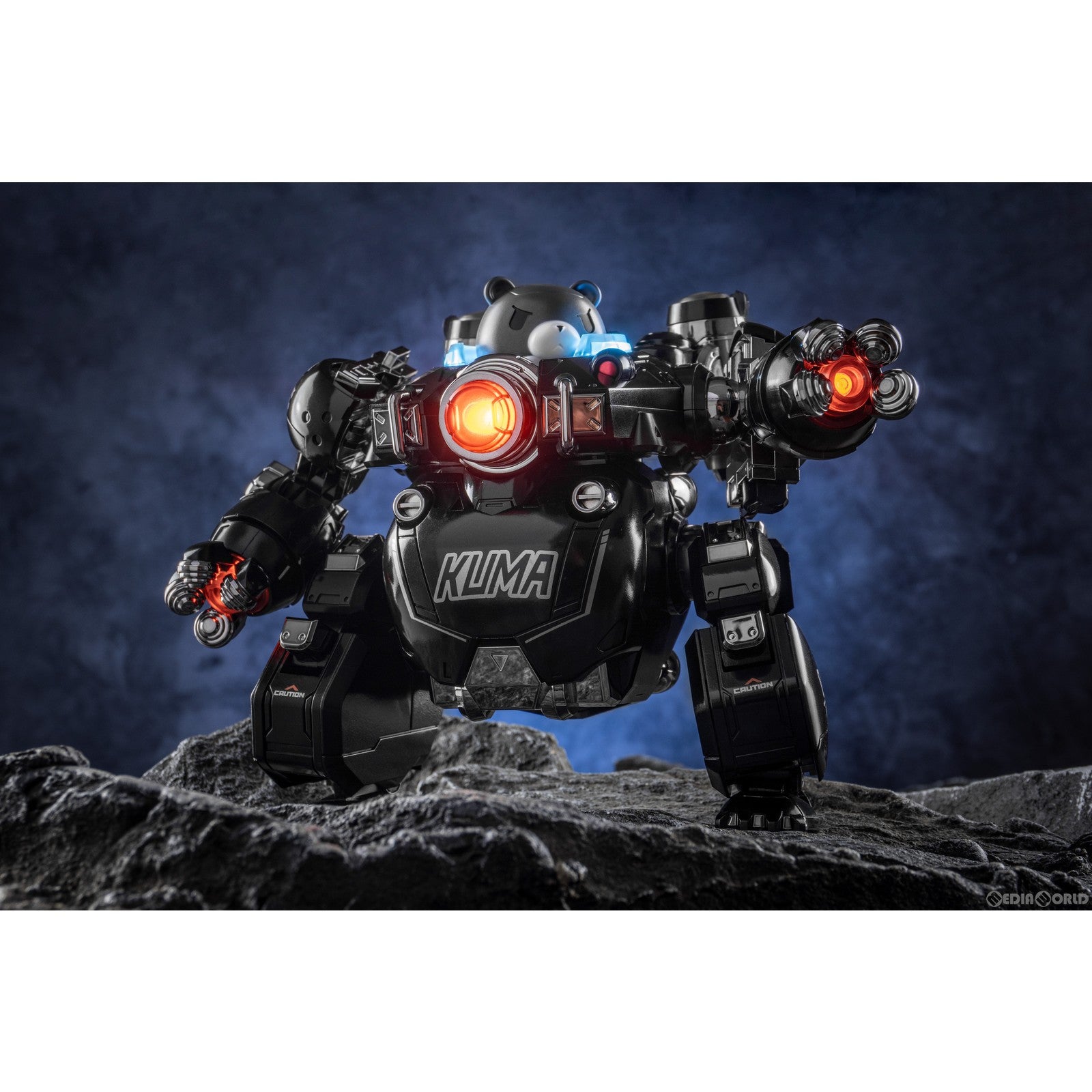 【新品即納】[FIG] キャラメル(ブラック) 機動都市α 完成品 可動フィギュアスピーカー MECHA INVASION(メカインベーション) (20230731)