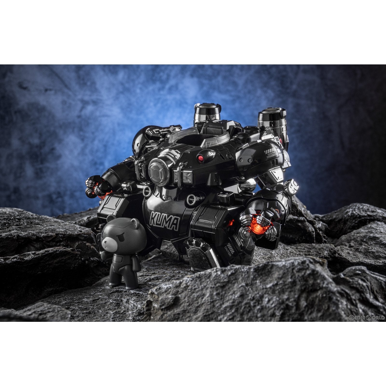 【新品即納】[FIG] キャラメル(ブラック) 機動都市α 完成品 可動フィギュアスピーカー MECHA INVASION(メカインベーション) (20230731)