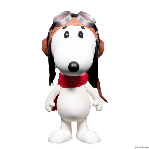 新品即納】[FIG]スーパーサイズ・ヴァイナル スヌーピー フライングエース PEANUTS(ピーナッツ) 12インチフィギュア(ドッグハウスBOX)  完成品 スーパー7