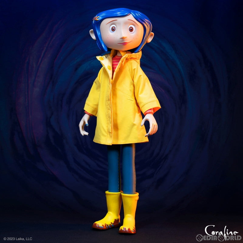 【新品即納】[FIG] スーパーサイズ・ヴァイナル コラライン コララインとボタンの魔女 3D 16インチフィギュア 完成品 スーパー7(20231031)