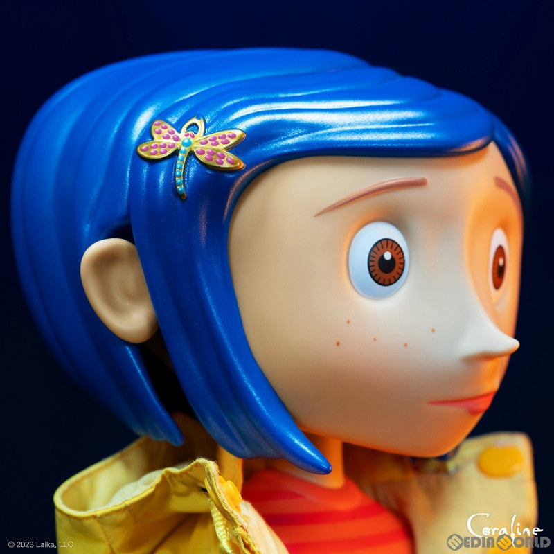 【新品即納】[FIG] スーパーサイズ・ヴァイナル コラライン コララインとボタンの魔女 3D 16インチフィギュア 完成品 スーパー7(20231031)