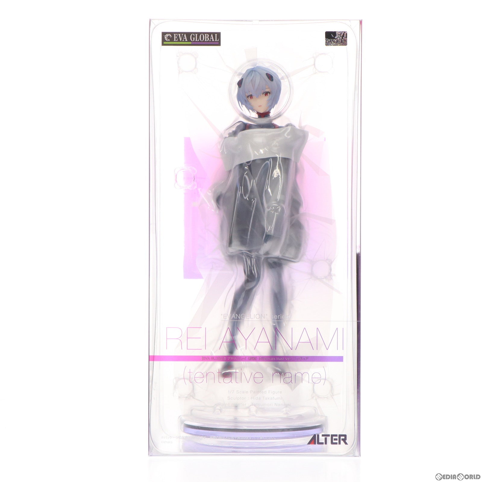 【中古即納】[FIG] ミニ色紙無し 【EVA GLOBAL】アヤナミレイ(仮称)Millennials Illust Ver. 「エヴァンゲリオン」シリーズ 1/7 完成品 フィギュア EVANGELION STORE&あみあみ限定 アルター(20230520)
