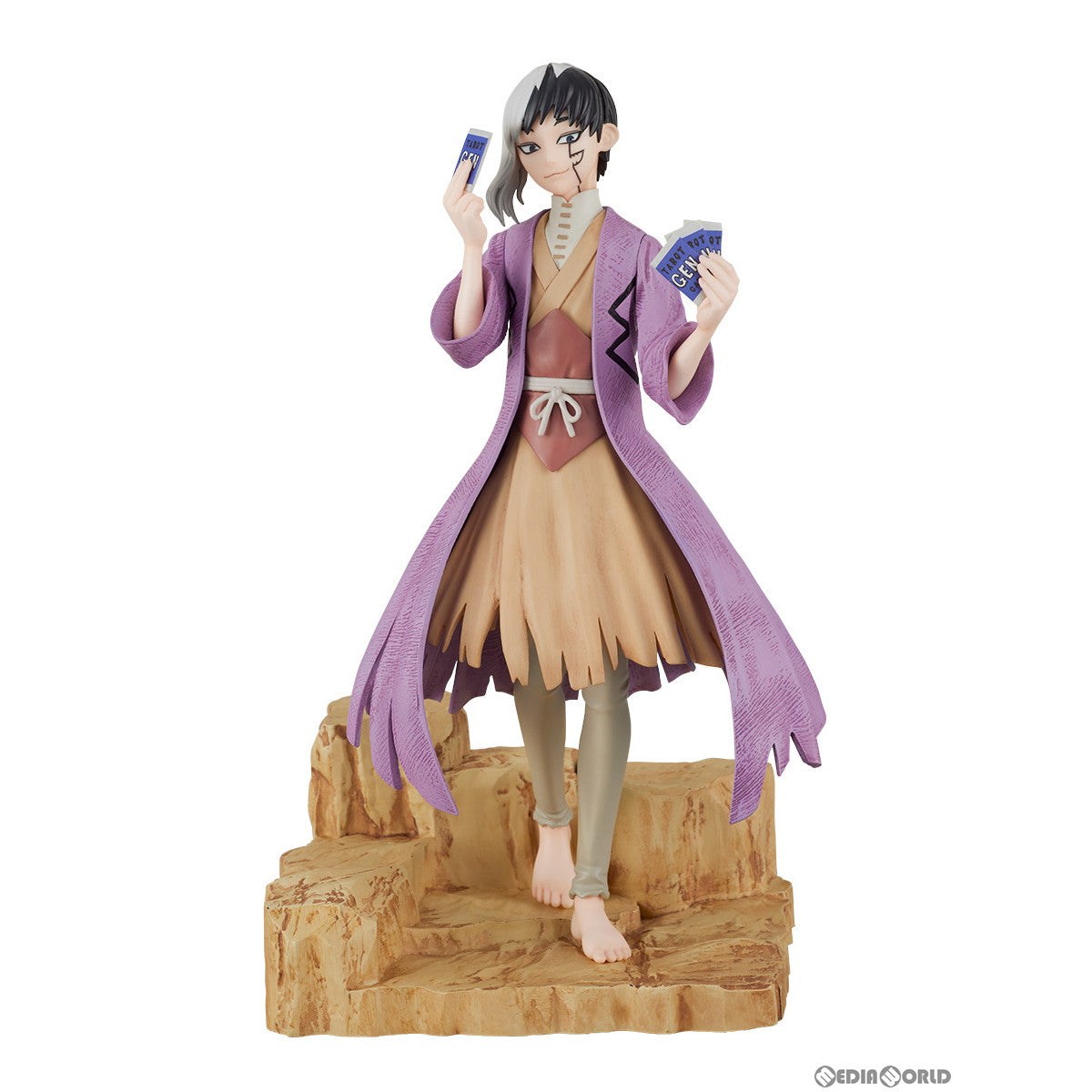 【新品即納】[FIG] TENITOL あさぎりゲン Dr.STONE(ドクターストーン) 完成品 フィギュア(AMU-TNL0031) フリュー(20231215)