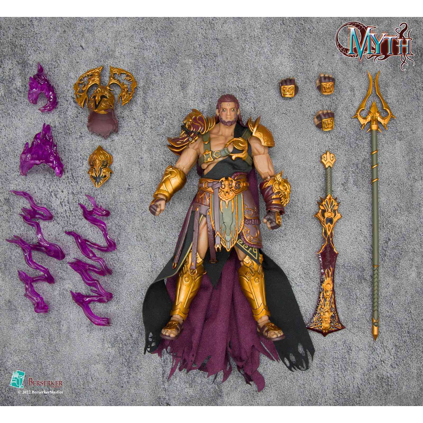 【新品即納】[FIG] 神話シリーズ M02 ハデス 1/12 完成品 可動フィギュア BERSERKER STUDIOS(バーサーカースタジオ) (20230731)