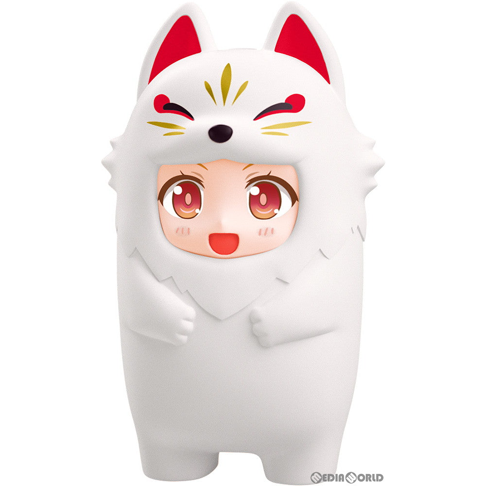 【新品即納】[FIG] ねんどろいどもあ きぐるみフェイスパーツケース(白狐) フィギュア用アクセサリ グッドスマイルカンパニー(20231019)