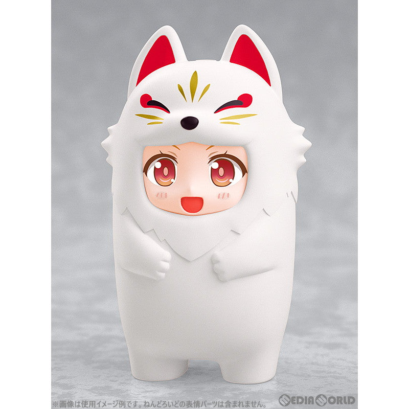 【新品即納】[FIG] ねんどろいどもあ きぐるみフェイスパーツケース(白狐) フィギュア用アクセサリ グッドスマイルカンパニー(20231019)