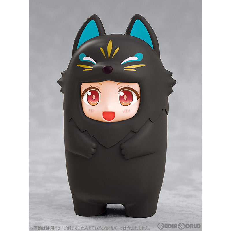 【新品即納】[FIG] ねんどろいどもあ きぐるみフェイスパーツケース(黒狐) フィギュア用アクセサリ グッドスマイルカンパニー(20231019)