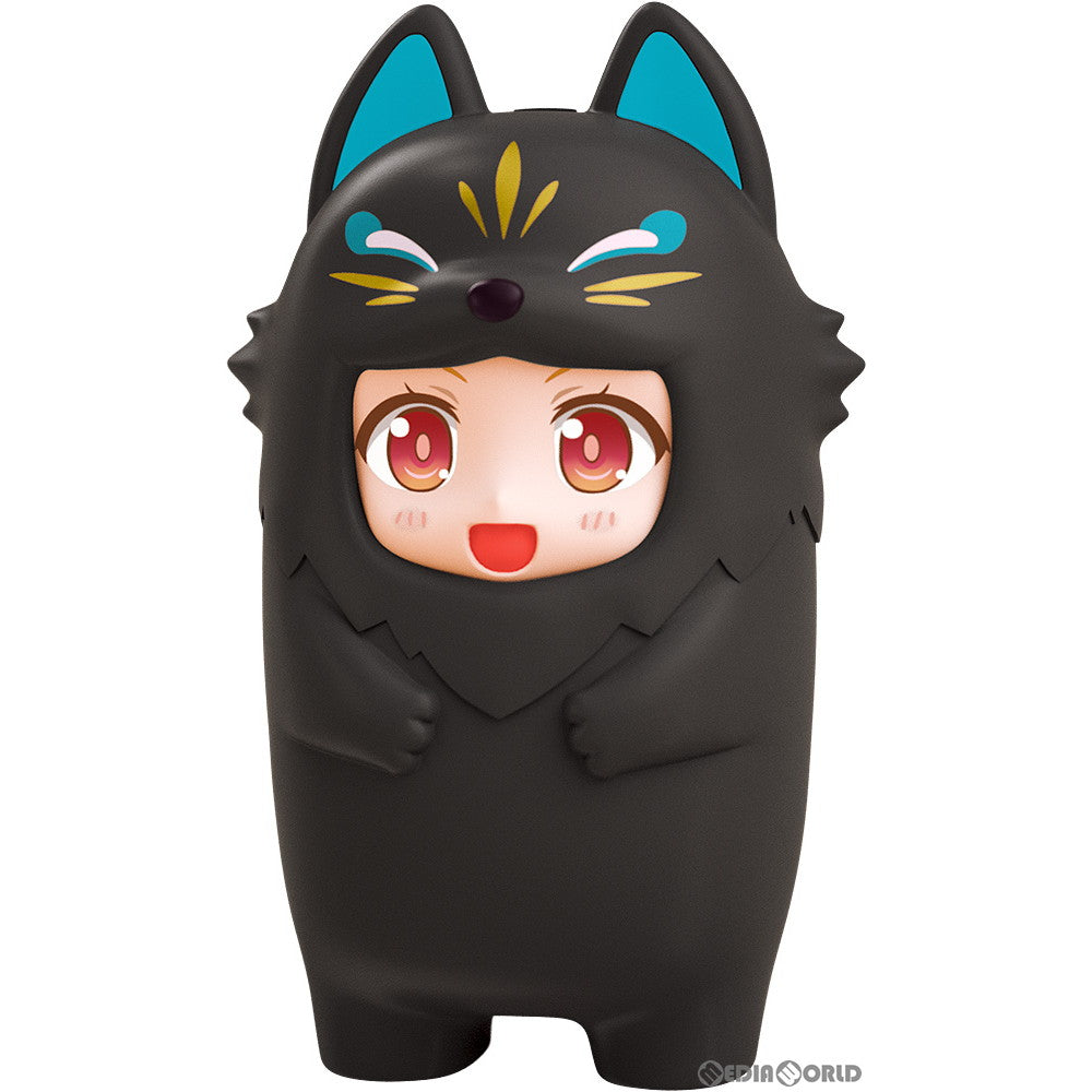 【新品】【お取り寄せ】[FIG] ねんどろいどもあ きぐるみフェイスパーツケース(黒狐) フィギュア用アクセサリ グッドスマイルカンパニー(20231019)