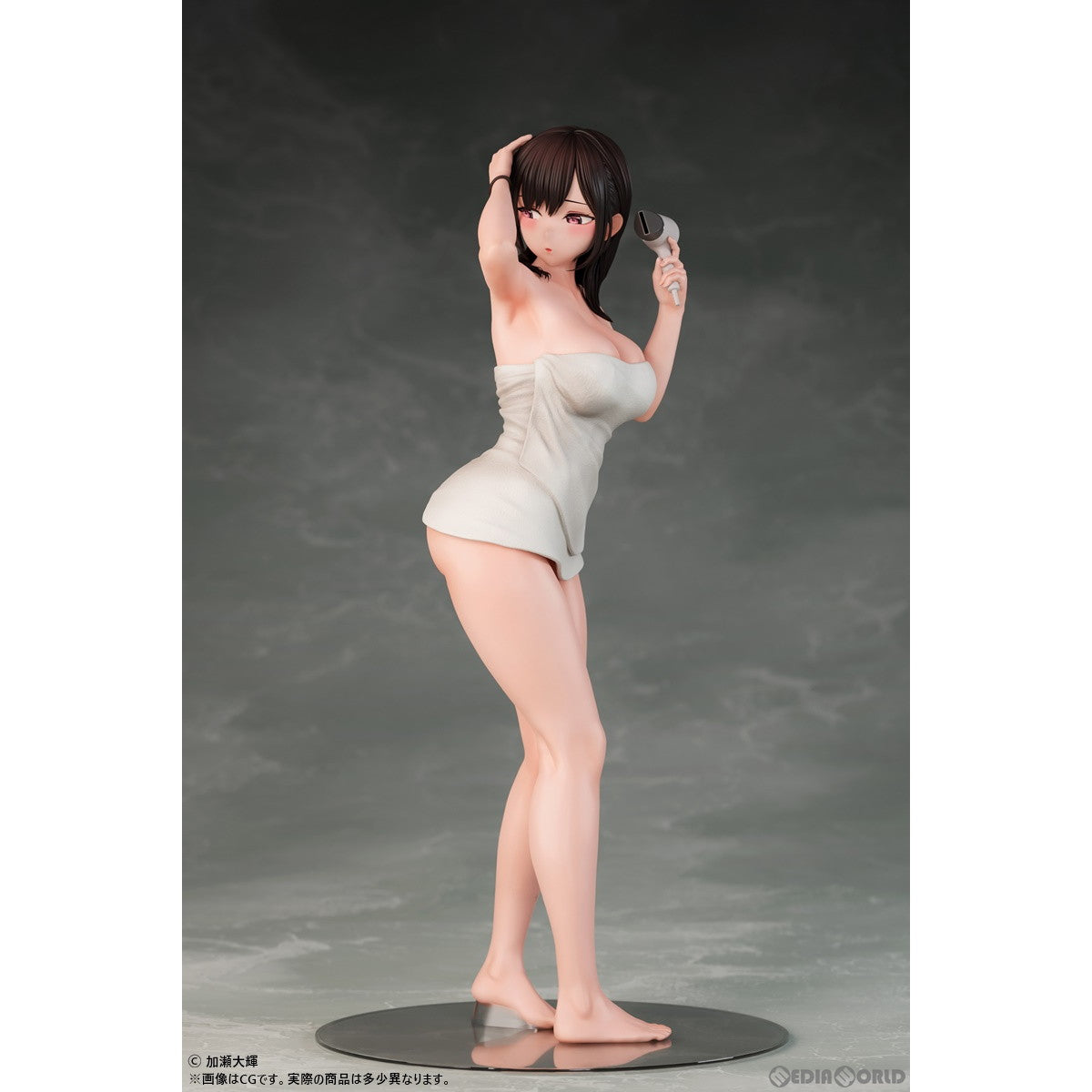 【新品即納】[FIG]加瀬大輝 イラスト 髪を乾かすJKさん 1/6 完成品 フィギュア インサイト(20231201)