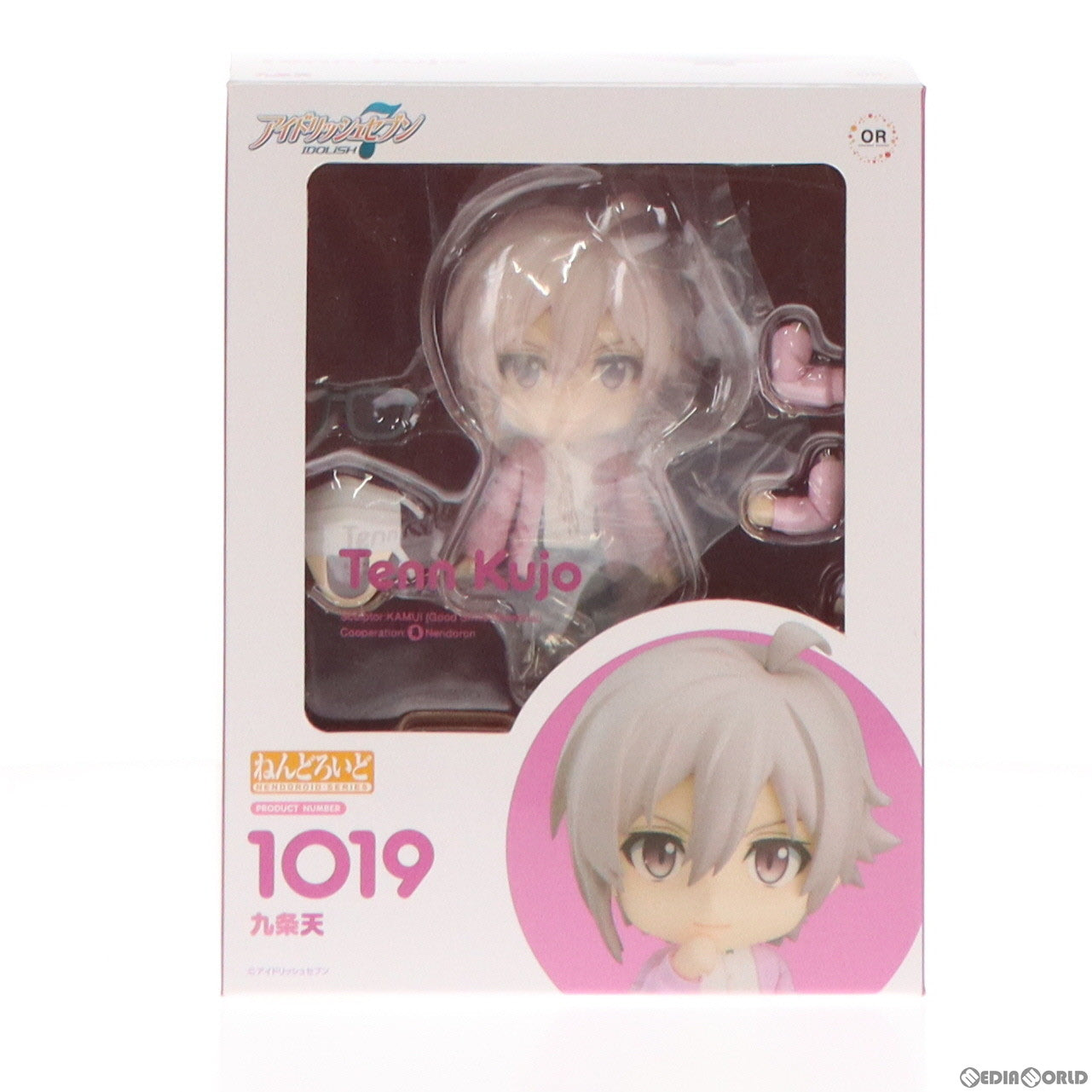 【中古即納】[FIG] GOODSMILE ONLINE SHOP限定特典付属 ねんどろいど 1019 九条天(くじょうてん) アイドリッシュセブン 完成品 可動フィギュア オランジュ・ルージュ(20190523)