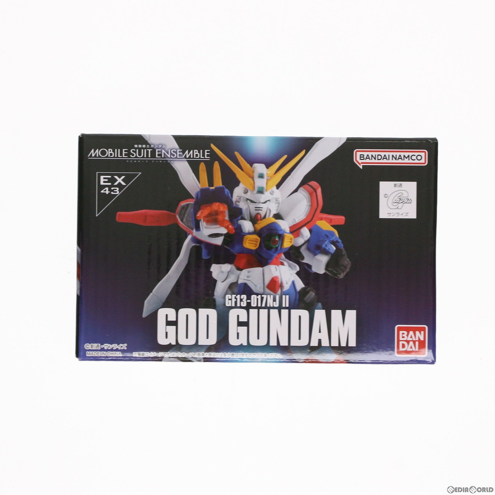【中古即納】[FIG] プレミアムバンダイ限定 MOBILE SUIT ENSEMBLE(モビルスーツ アンサンブル) EX43 ゴッドガンダム 機動武闘伝Gガンダム 完成品 可動フィギュア バンダイ(20230131)