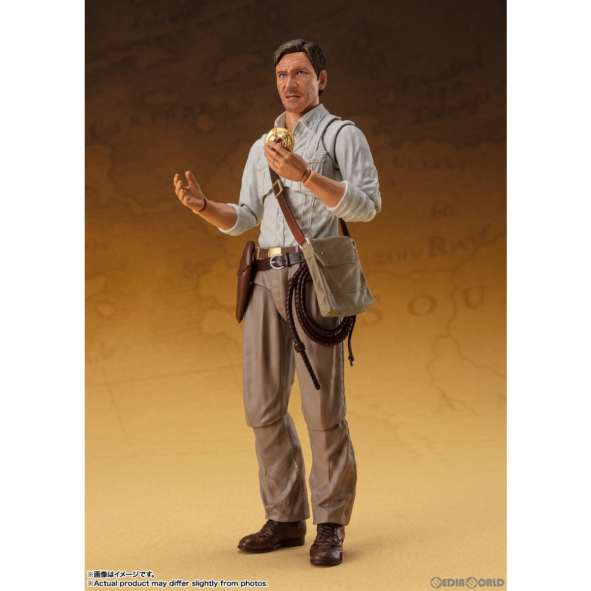 【新品即納】[FIG] S.H.Figuarts(フィギュアーツ) インディアナ・ジョーンズ(レイダース/失われたアーク(聖櫃)) 完成品 可動フィギュア バンダイスピリッツ(20231028)