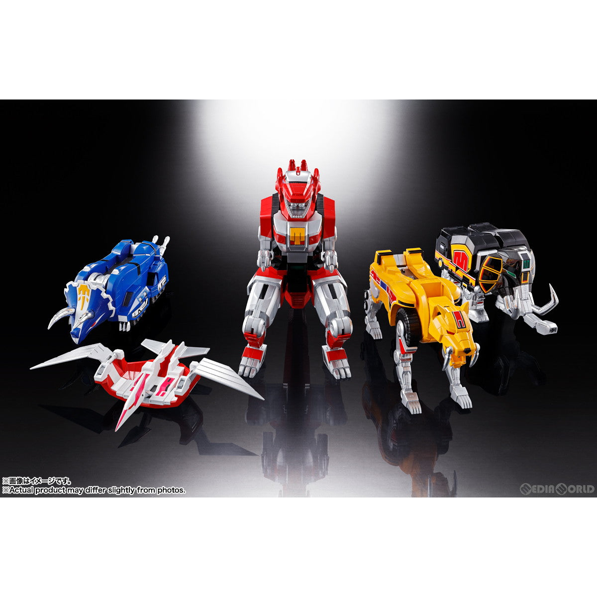 【中古即納】[TOY] 超合金魂 獣帝大獣神 GX-72 大獣神 & GX-78 ドラゴンシーザー 恐竜戦隊ジュウレンジャー 完成トイ バンダイスピリッツ(20231117)