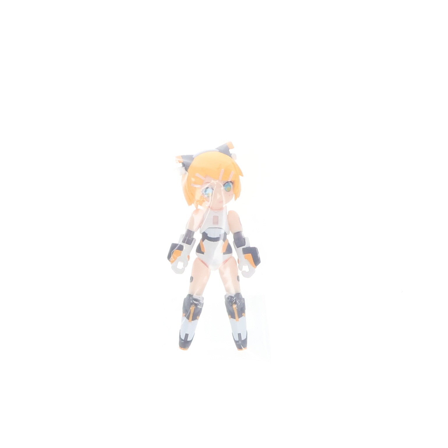 【中古即納】[FIG] (単品)2.鏡音リン(かがみねりん) デスクトップシンガー 初音ミク シリーズ 可動フィギュア メガハウス(20200730)
