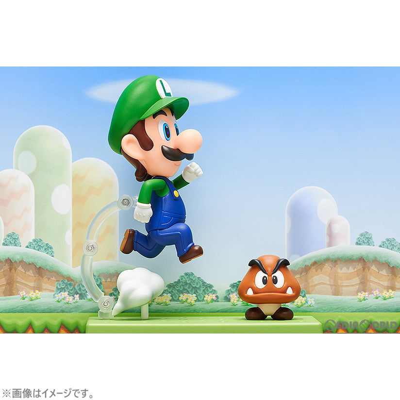 【新品即納】[FIG] (再々販) ねんどろいど 393 ルイージ スーパーマリオ 完成品 可動フィギュア グッドスマイルカンパニー(20231223)