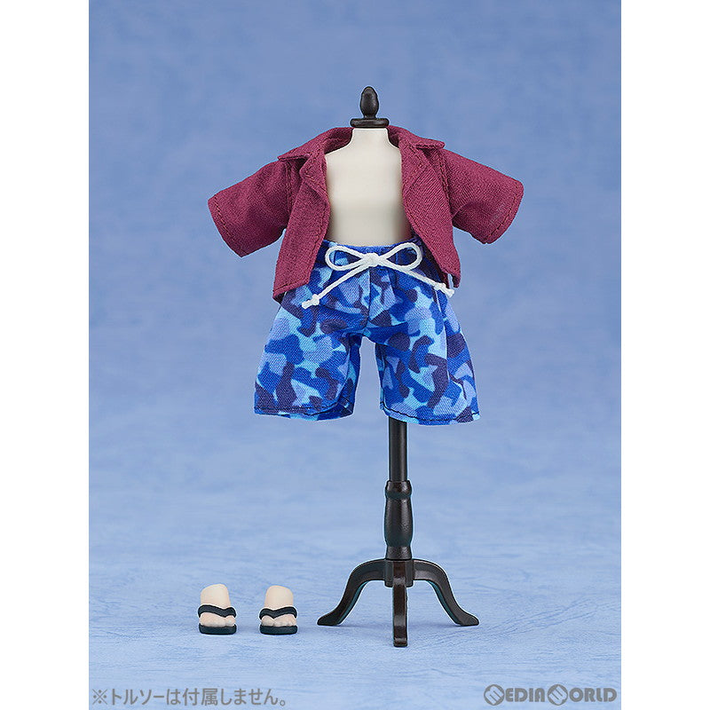 【新品即納】[FIG] ねんどろいどどーる おようふくセット 水着:Boy(迷彩) フィギュア用アクセサリ グッドスマイルカンパニー(20231224)