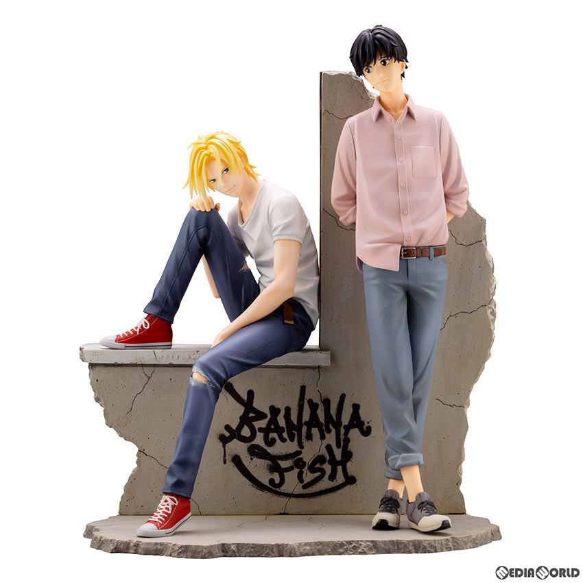 【新品即納】[FIG](再販)ARTFX J アッシュ & 英二(えいじ) BANANA FISH(バナナフィッシュ) 1/8 完成品 フィギュア(PV175) コトブキヤ(20231217)