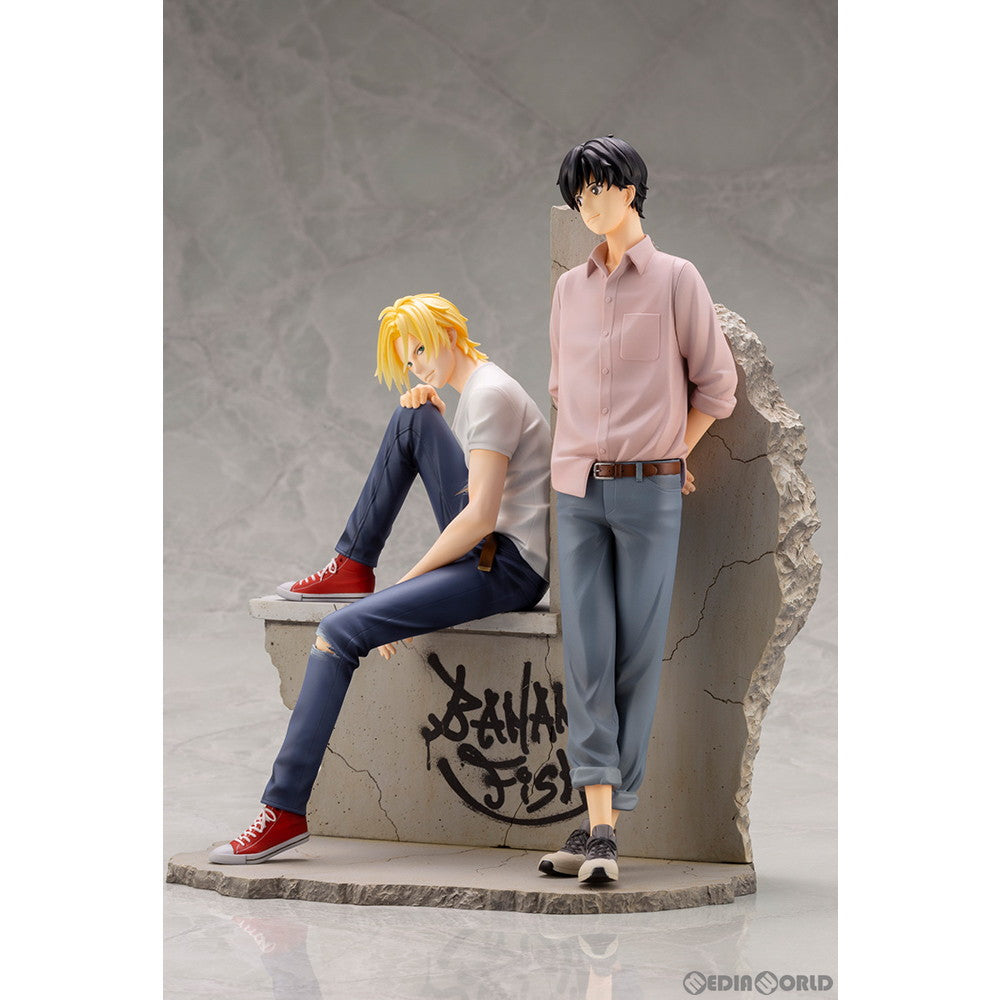 【新品即納】[FIG](再販)ARTFX J アッシュ & 英二(えいじ) BANANA FISH(バナナフィッシュ) 1/8 完成品 フィギュア(PV175) コトブキヤ(20231217)