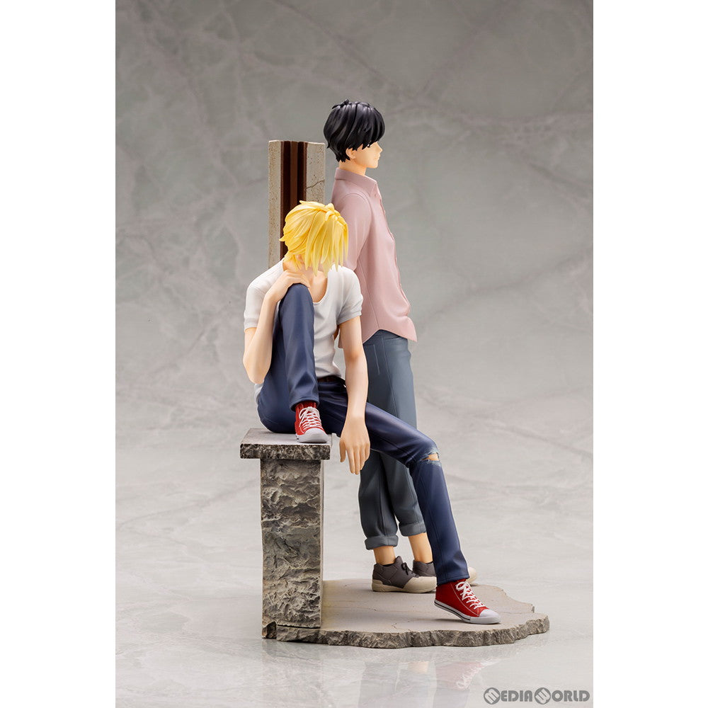 【新品即納】[FIG](再販)ARTFX J アッシュ & 英二(えいじ) BANANA FISH(バナナフィッシュ) 1/8 完成品 フィギュア(PV175) コトブキヤ(20231217)