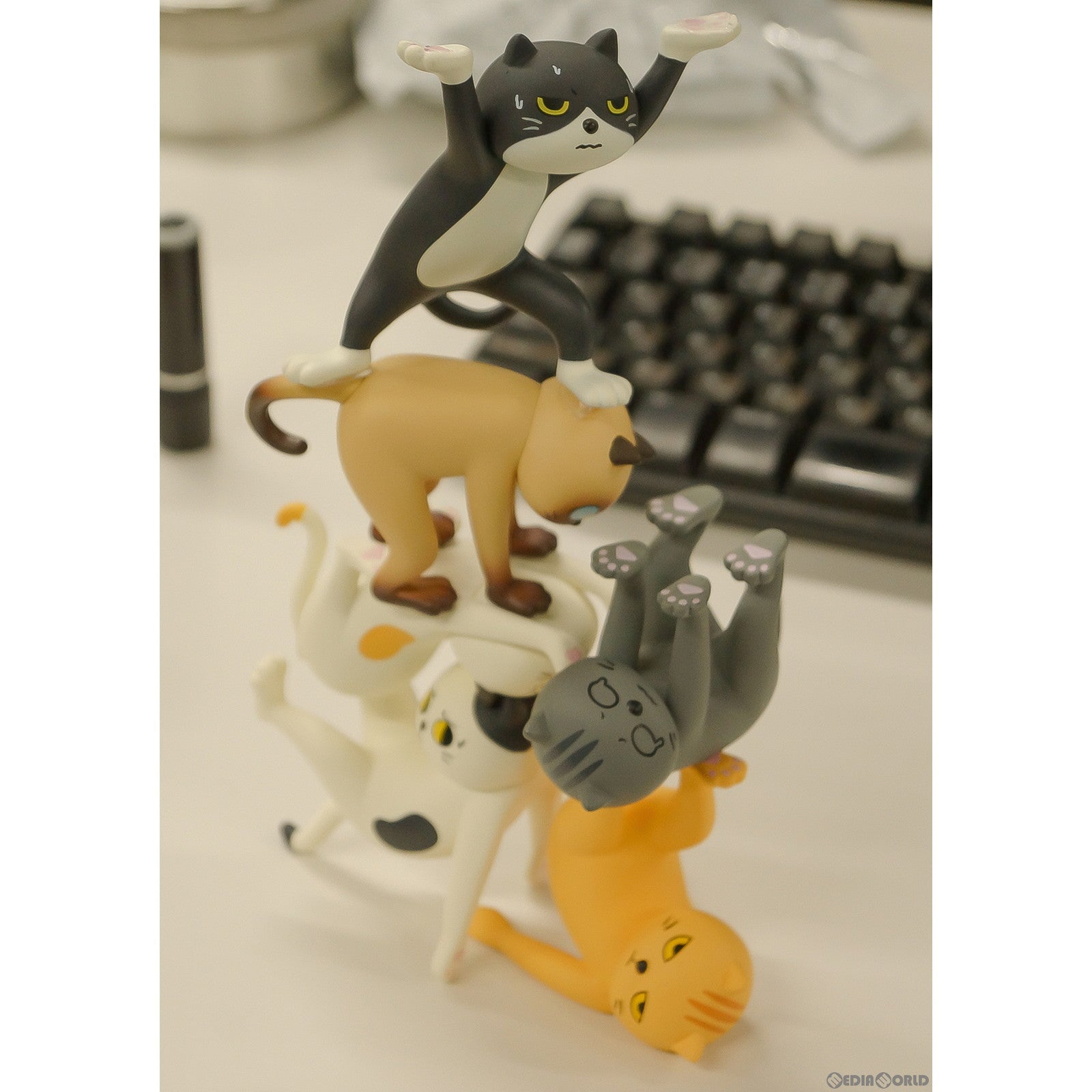 【新品即納】[BOX][FIG]縁の下のネコ フィギュア(6個)(PF268) Shenzhen Mabell Animation Development Co.Ltd/PLUM(プラム)(20230930)