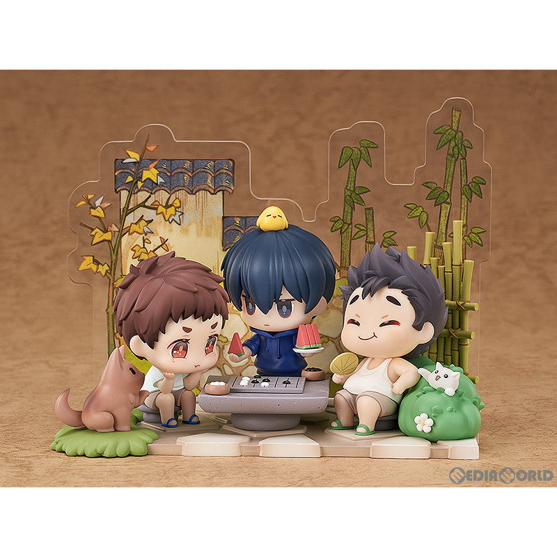 【新品即納】[FIG] 吳邪&張起霊&王胖子(ごじゃ&ちょうきれい&わんぱんずー) 雨村拾趣Ver. 盗墓筆記(とうぼひっき) 完成品 フィギュア グッドスマイルアーツ上海/グッドスマイルカンパニー(20240125)